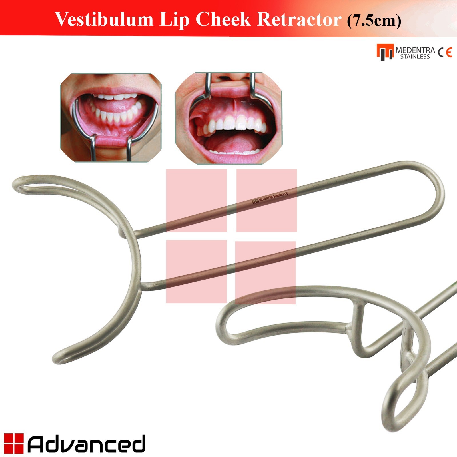 Surgical Vestibulum Lip Cheek Retractor Mouth Opener Oral Dental Instrument