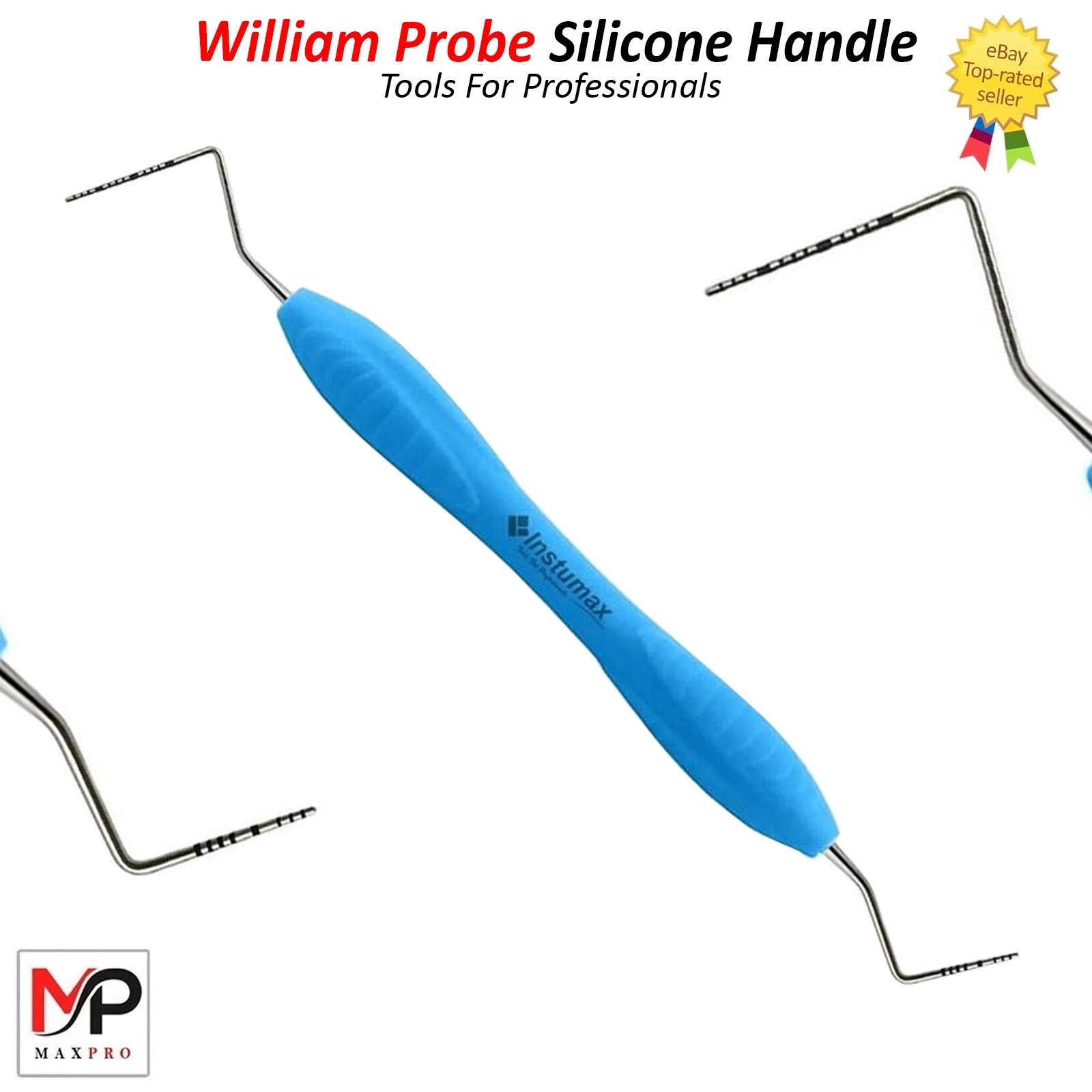 Premium CP-15 & Williams Perio Probes – Color-Coded – Ergonomic Silicon Handle