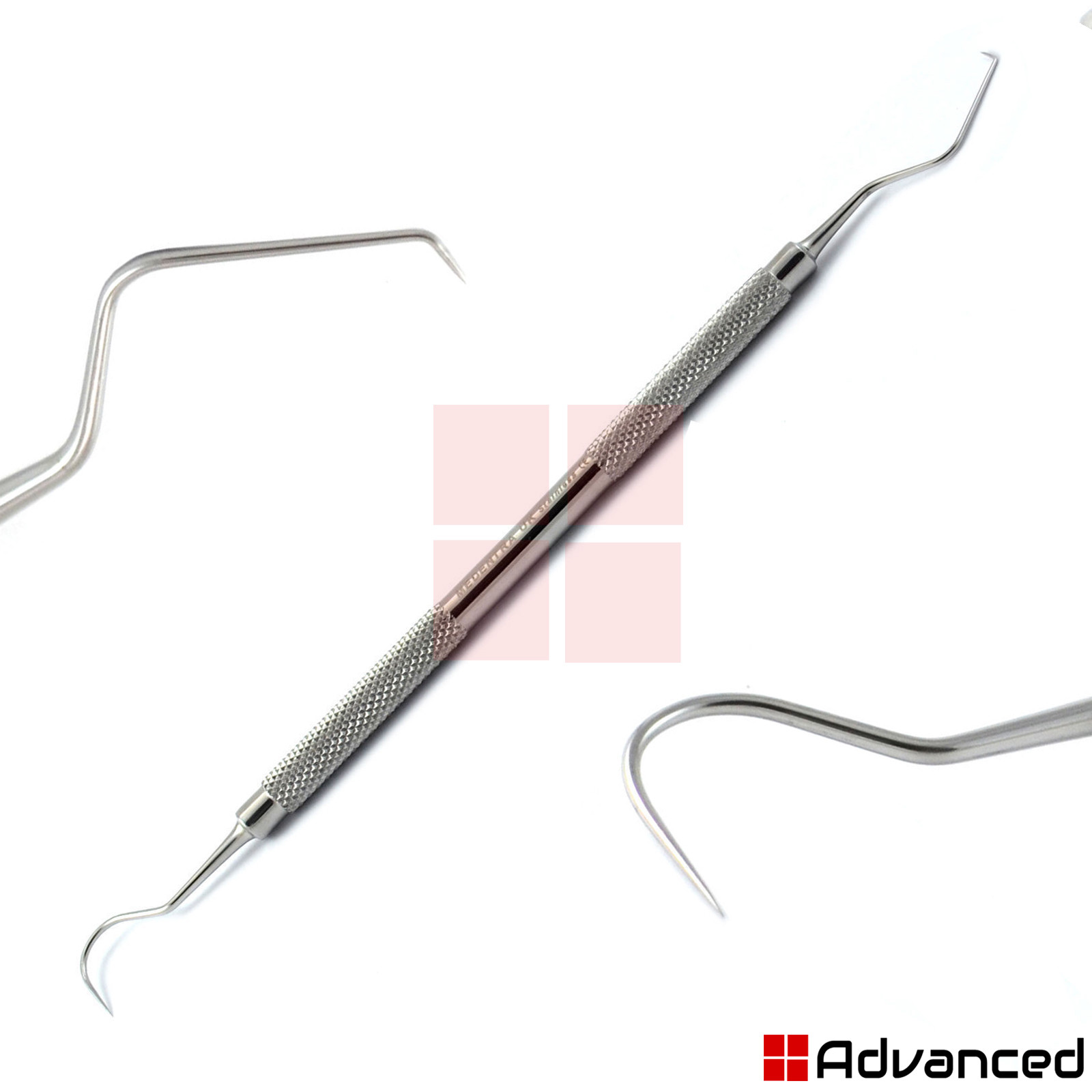 4Pcs Small Dental Prophy Instruments Kit Oral Examination Veterinary Scalers