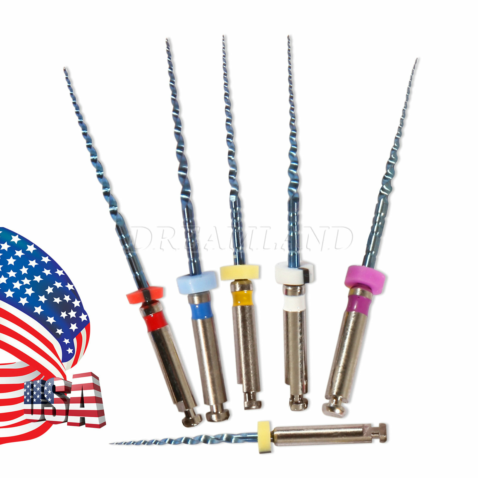 USPS! Dental Endodontics Endo Niti Files Rotary Root Canal Engine Use Files