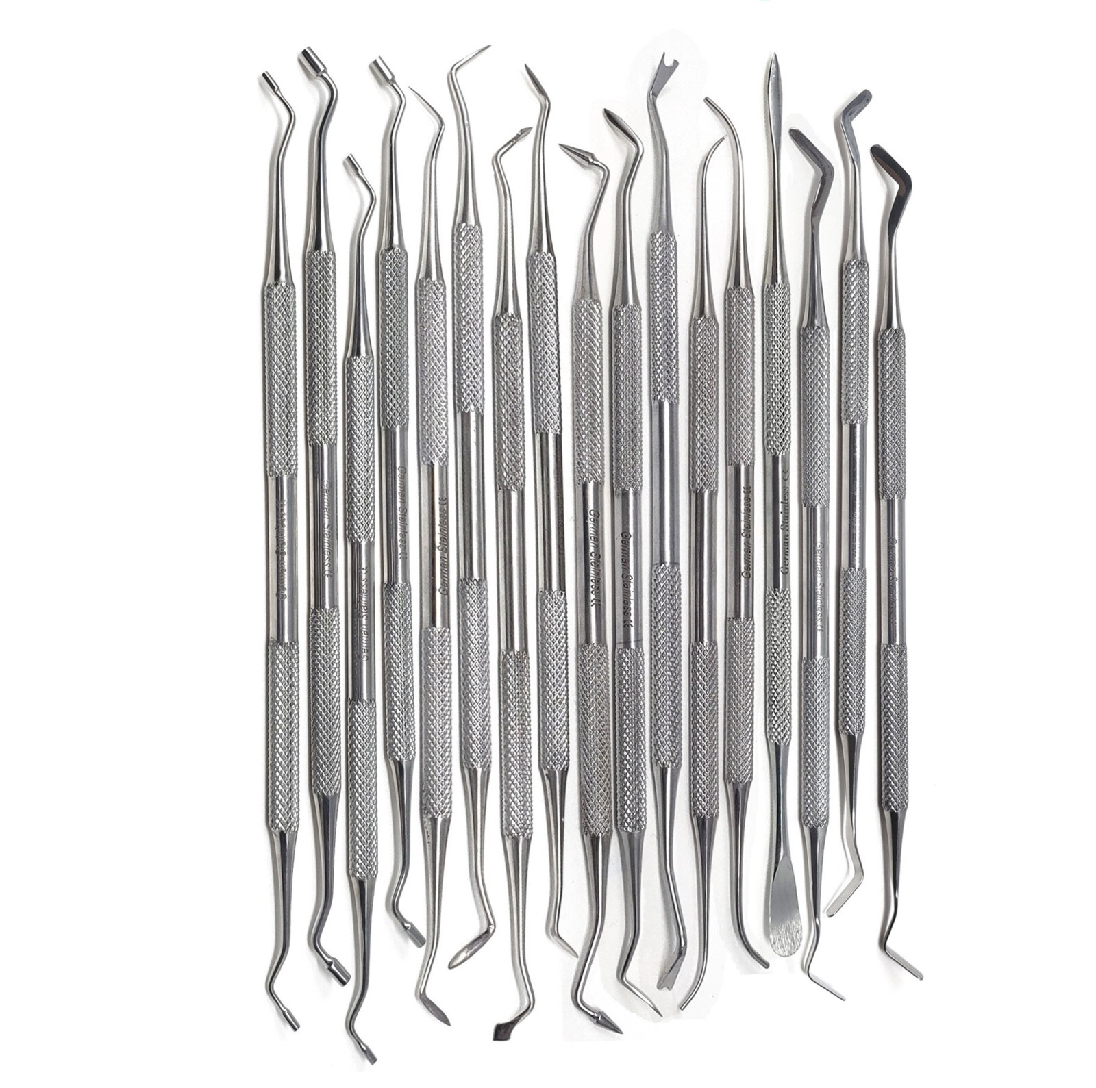 Dental Composite Plastic Amalgam Filling Double Ended Instruments New Set of 17