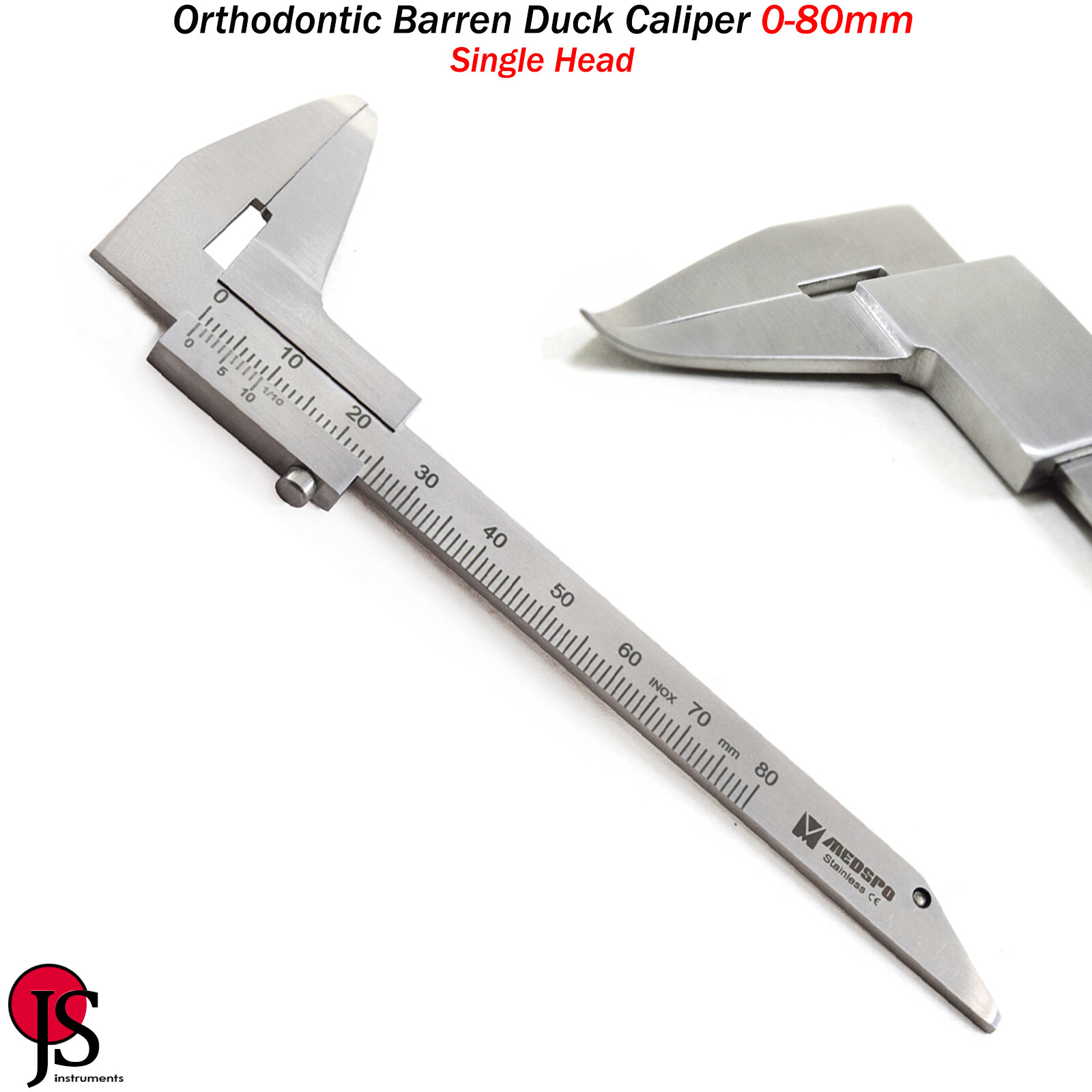 Barren Duck Caliper Measuring Gauge Dental Implant Instruments Orthodontic