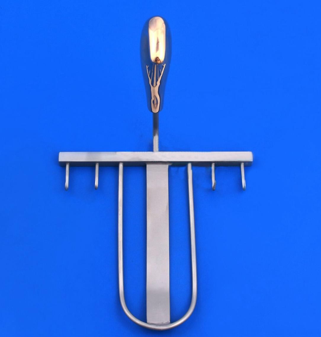 AAPRO Abdominoplasty Retractor 2×2 Sharp Prongs Surgery Instruments