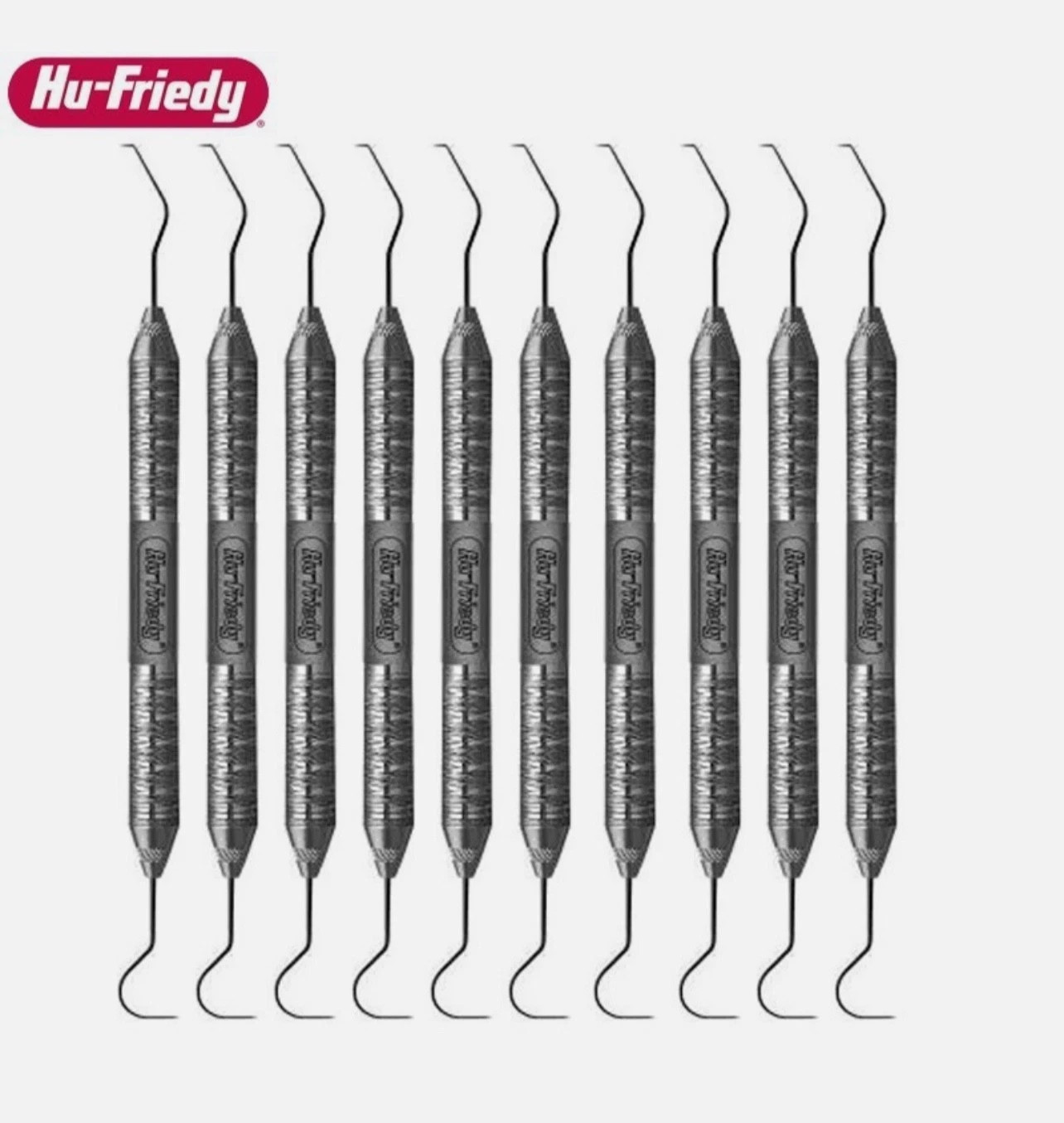 Lot of 10 Pcs Hu-Friedy Explorer EXD56 #6 Dental Instruments Satin Steel Handle