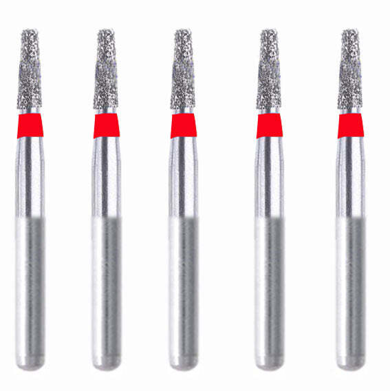 Conical,Round Edge 2.5 mm Dia Fine Grit Diamond Bur 5/Pack [1719-584.25F1]