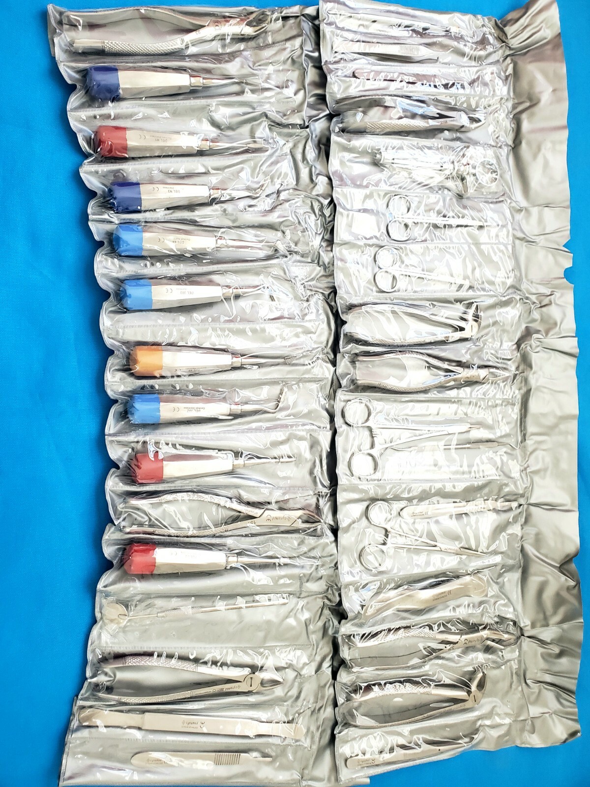 Professional 32 PC DENTAL SURGERY EXTRACTING FORCEPS ELEVATORS INSTRUMENT KIT