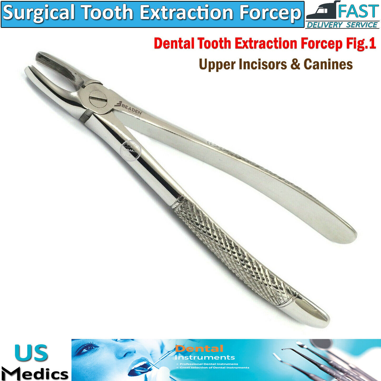 Veterinary Tooth Extracting Forceps Dental Extraction Instruments NEW BEADEN®