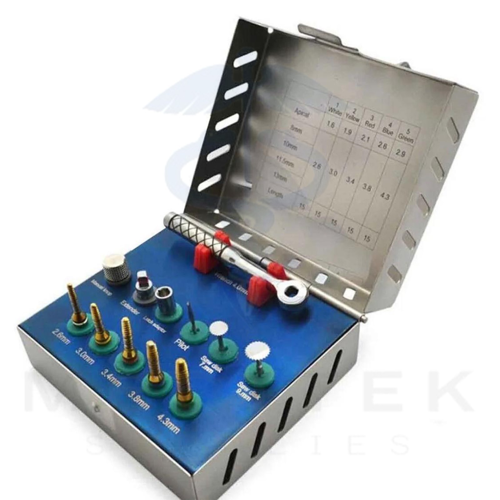 Surgical Bone Expander Kit Saw Disks Dental Implant Sinus Lifting Oral Surgery