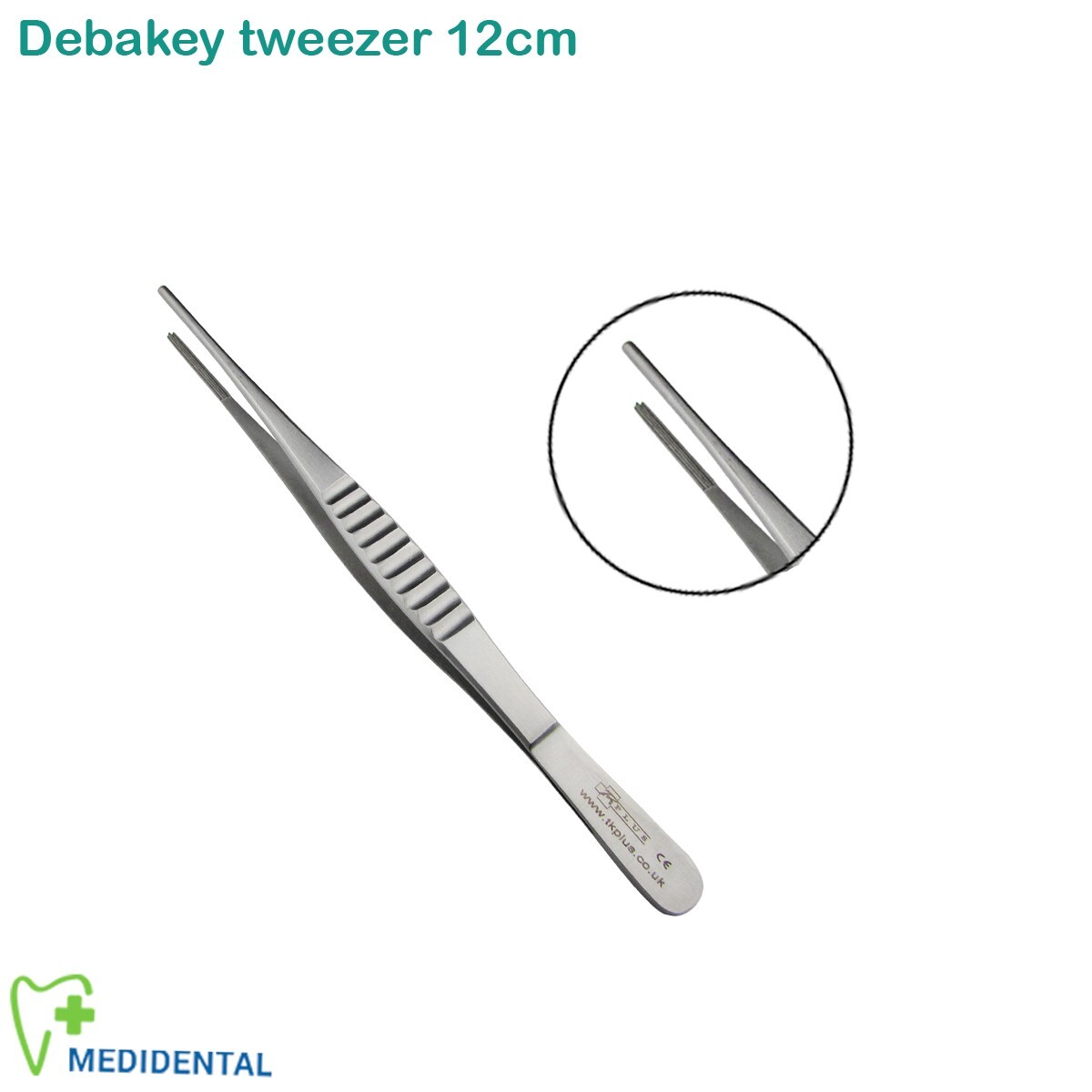 Dental Instruments DeBakey Atraumatic Forceps 12cm grasp & stabilize soft tissue