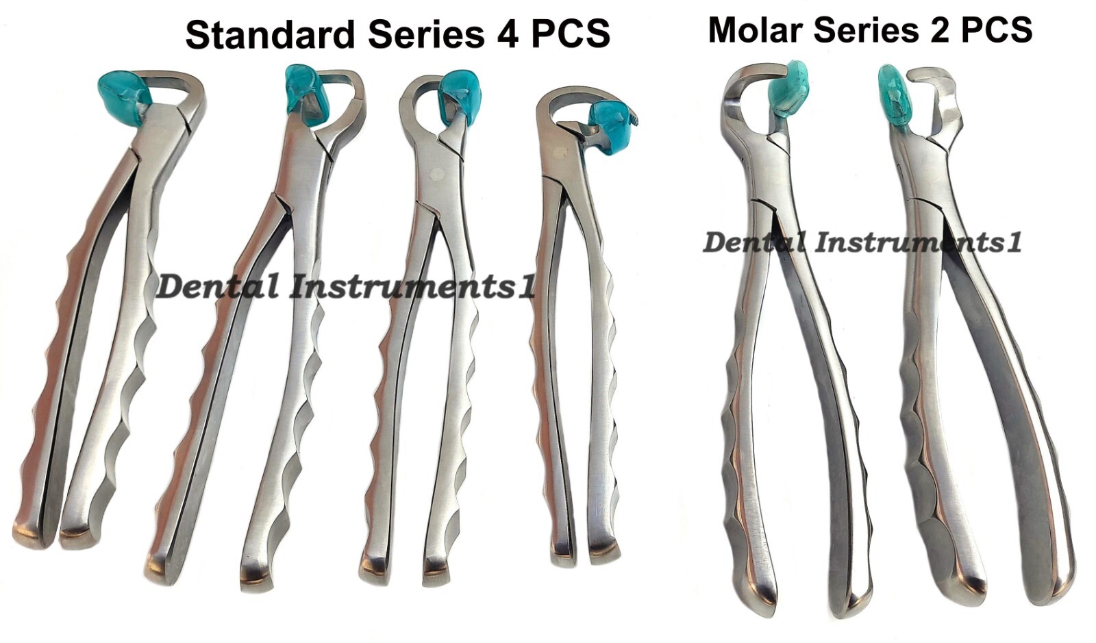Extraction Forceps Dental Standard Series Set of 4 Pcs + Molar Series Set of 6