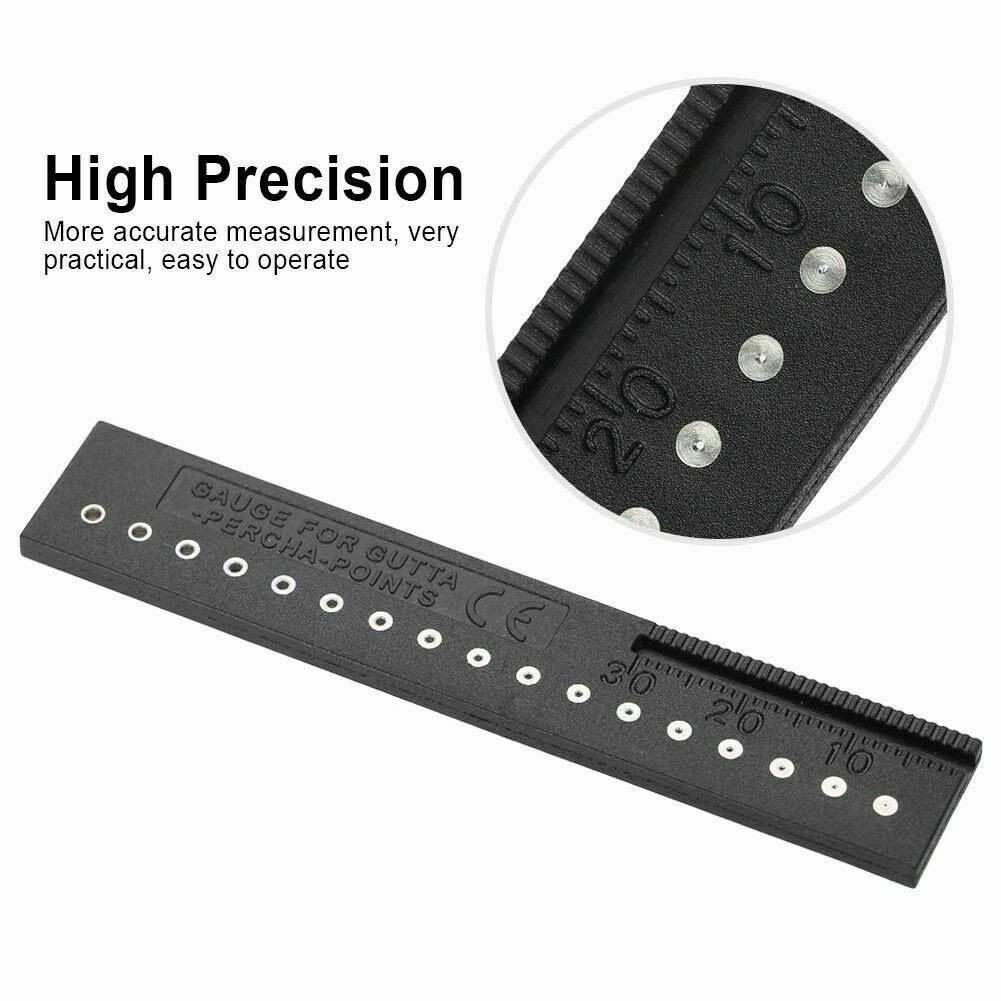 1Pc Dental Endodontic Gutta Percha Points Measure Scale Gauge Measuring Ruler