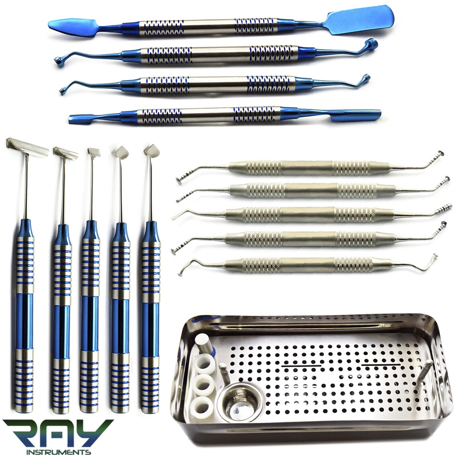 Range Of PRF GRF System Instruments Dental Implant Surgery Sinus Lift Elevators