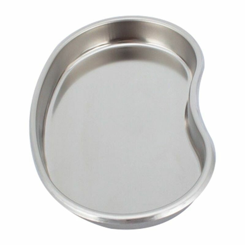 3 PCS Dental Stainless Steel Surgical Kidney Tray Bowl Dish Medical Instruments