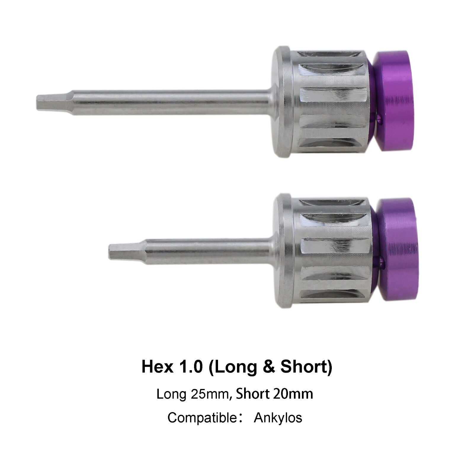 Ankylos Implant Screwdrivers Hex 1.0 Driver Dental Torque Wrench Manual Adapter