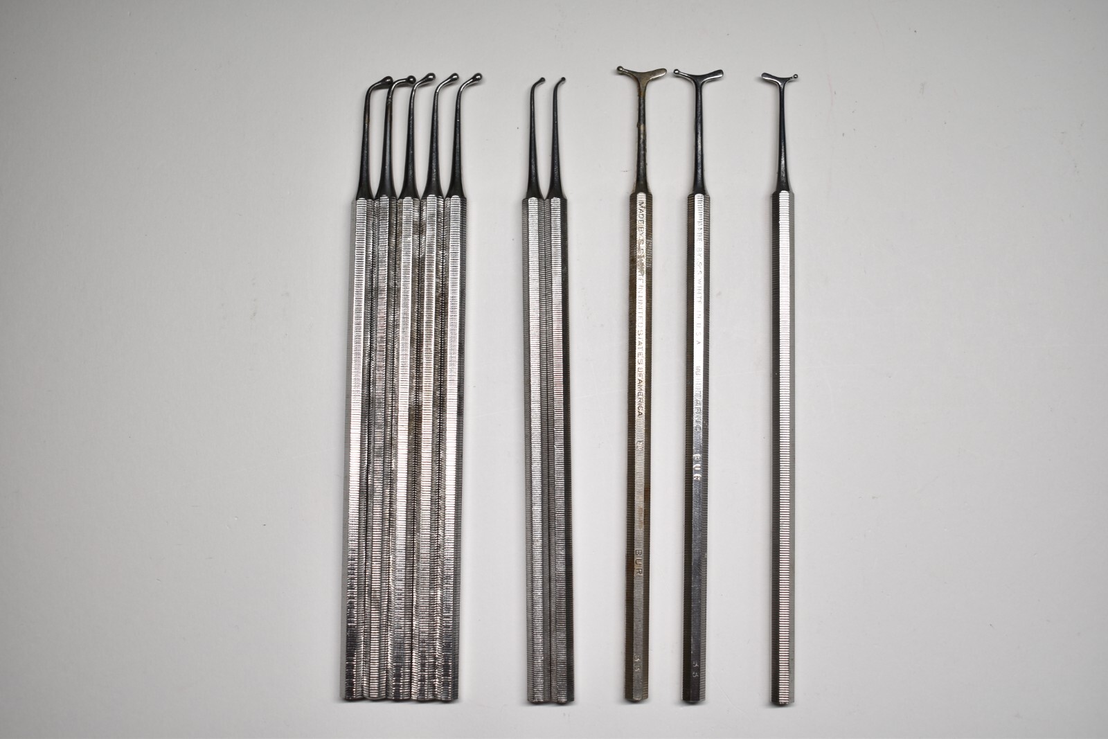 Dental Instruments 10 BURNISHERS – SS WHITE / TARNO Various Ends/Tips