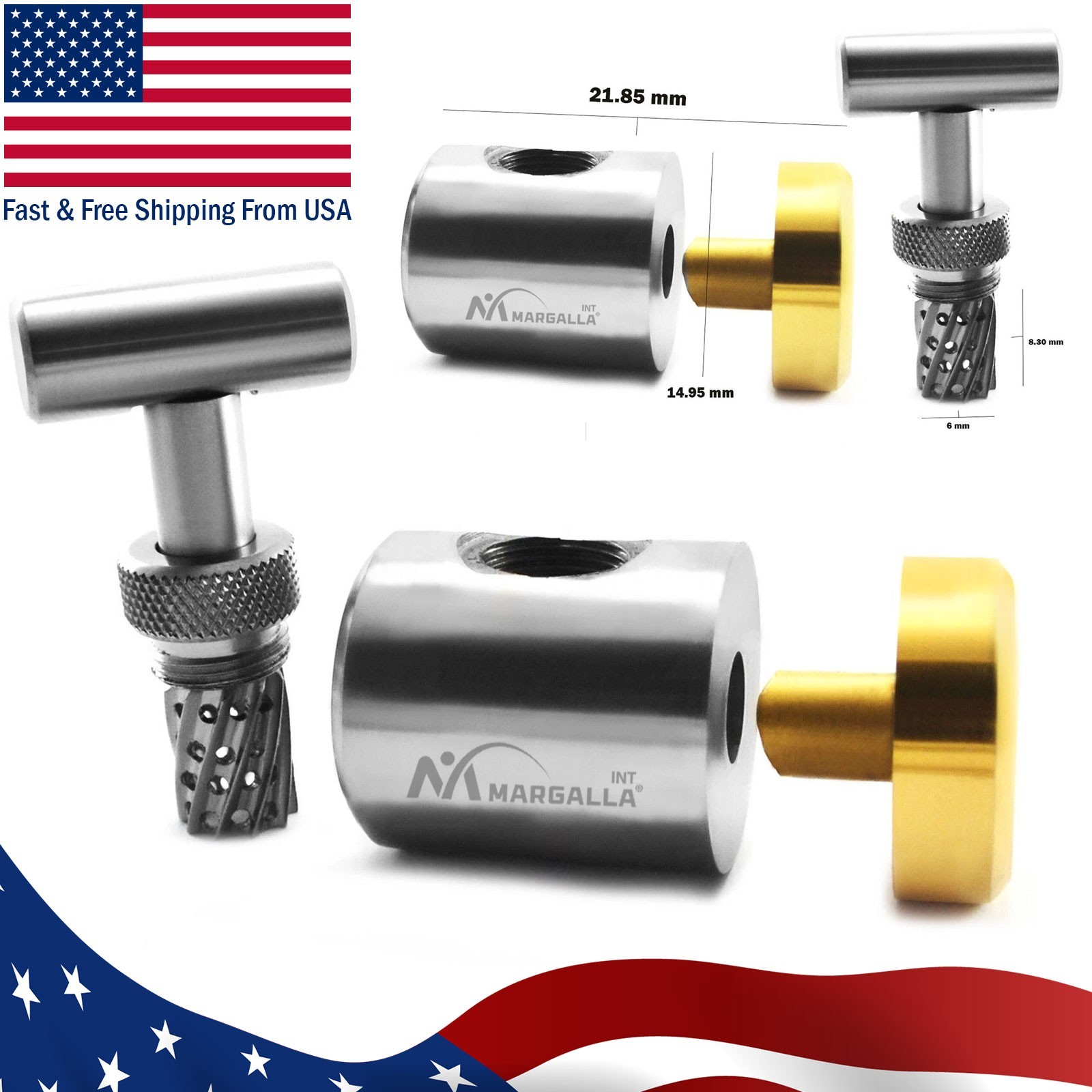 Dental Bone Crusher Mill Implant Bone Grafting Grinder Augmentation Lab Tools CE