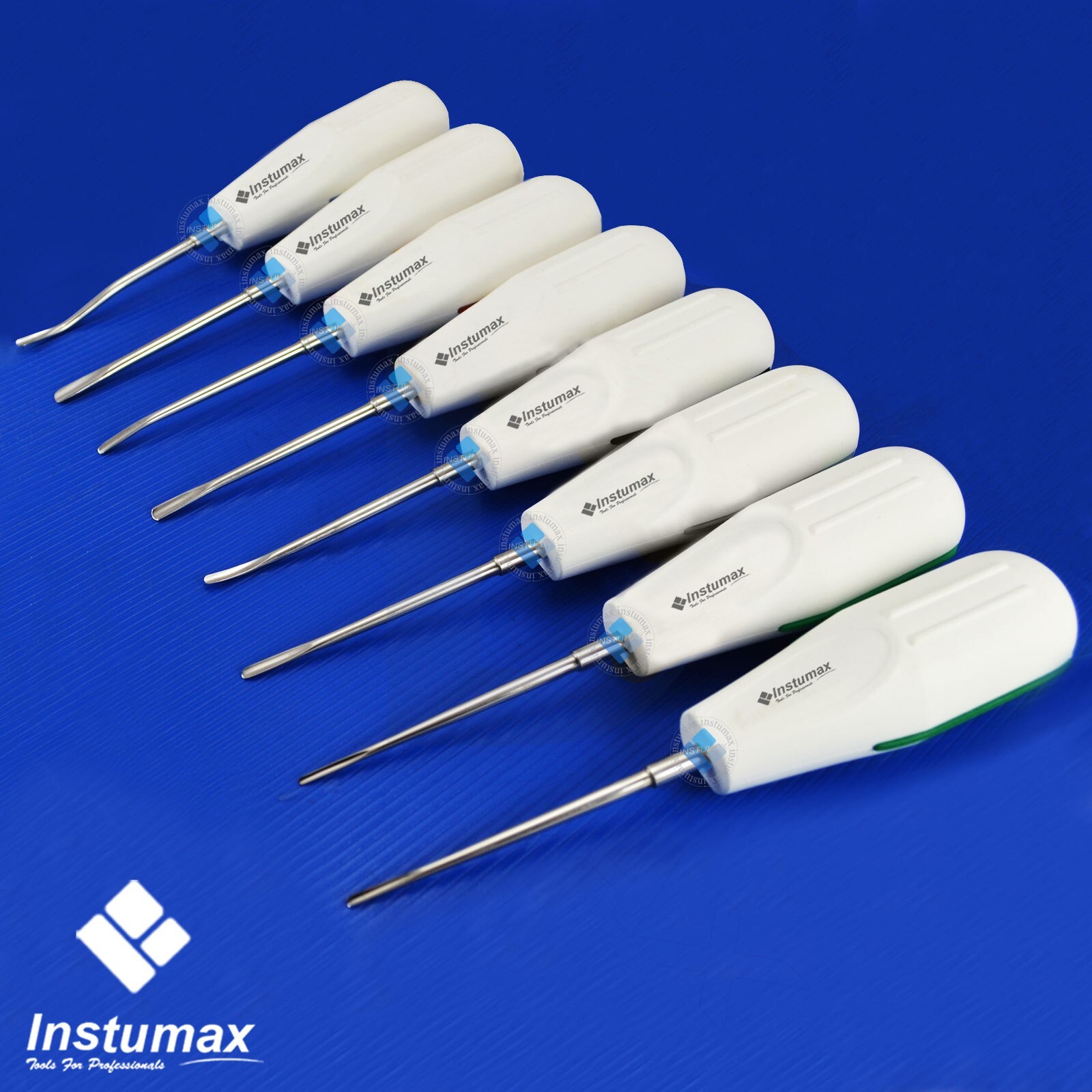 8PCS Luxating Elevators Dental Oral Surgery Tooth Extraction Loosening Kit Tools