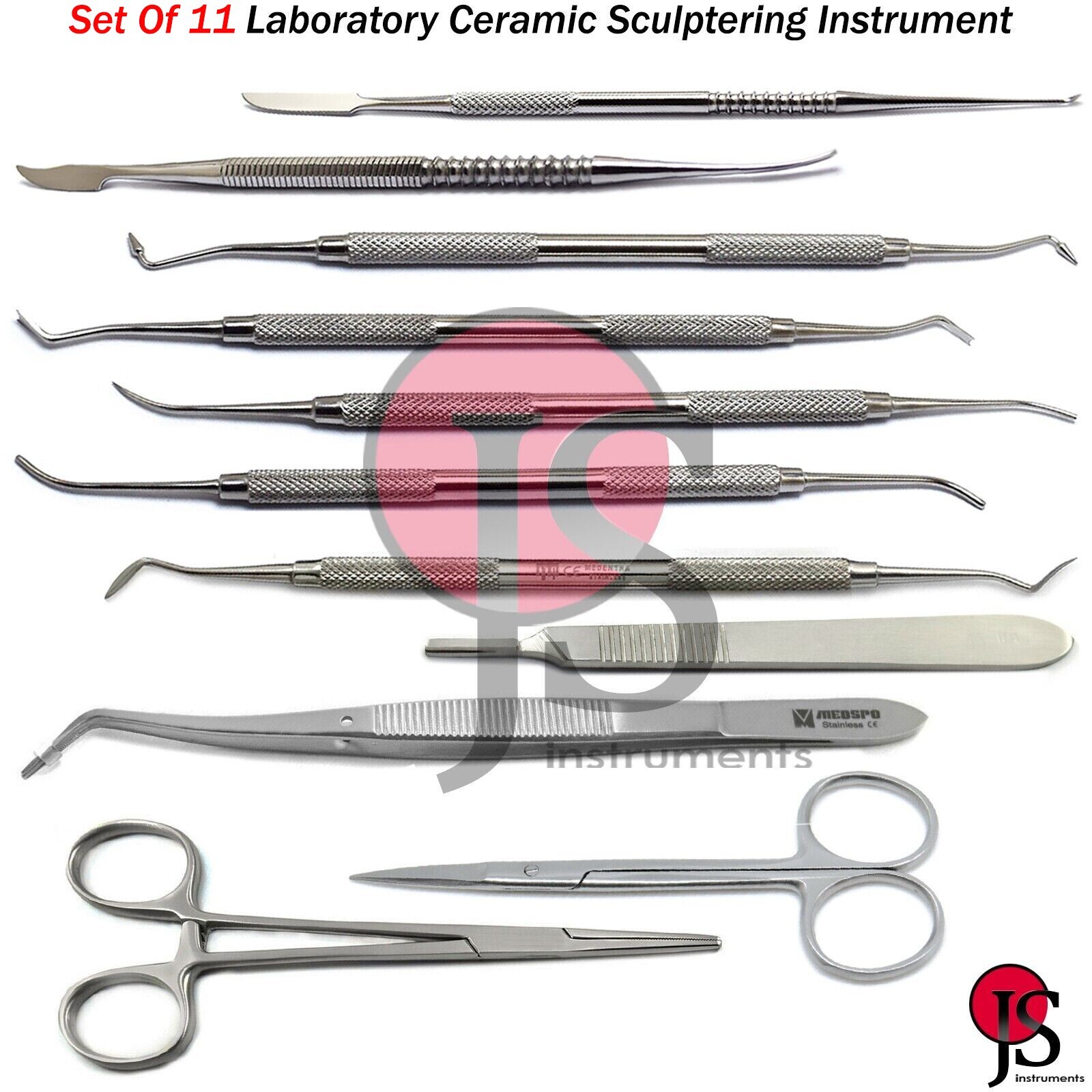 Dental Laboratory Wax Modeling Instruments Carver Waxing Carving Forceps Scissor