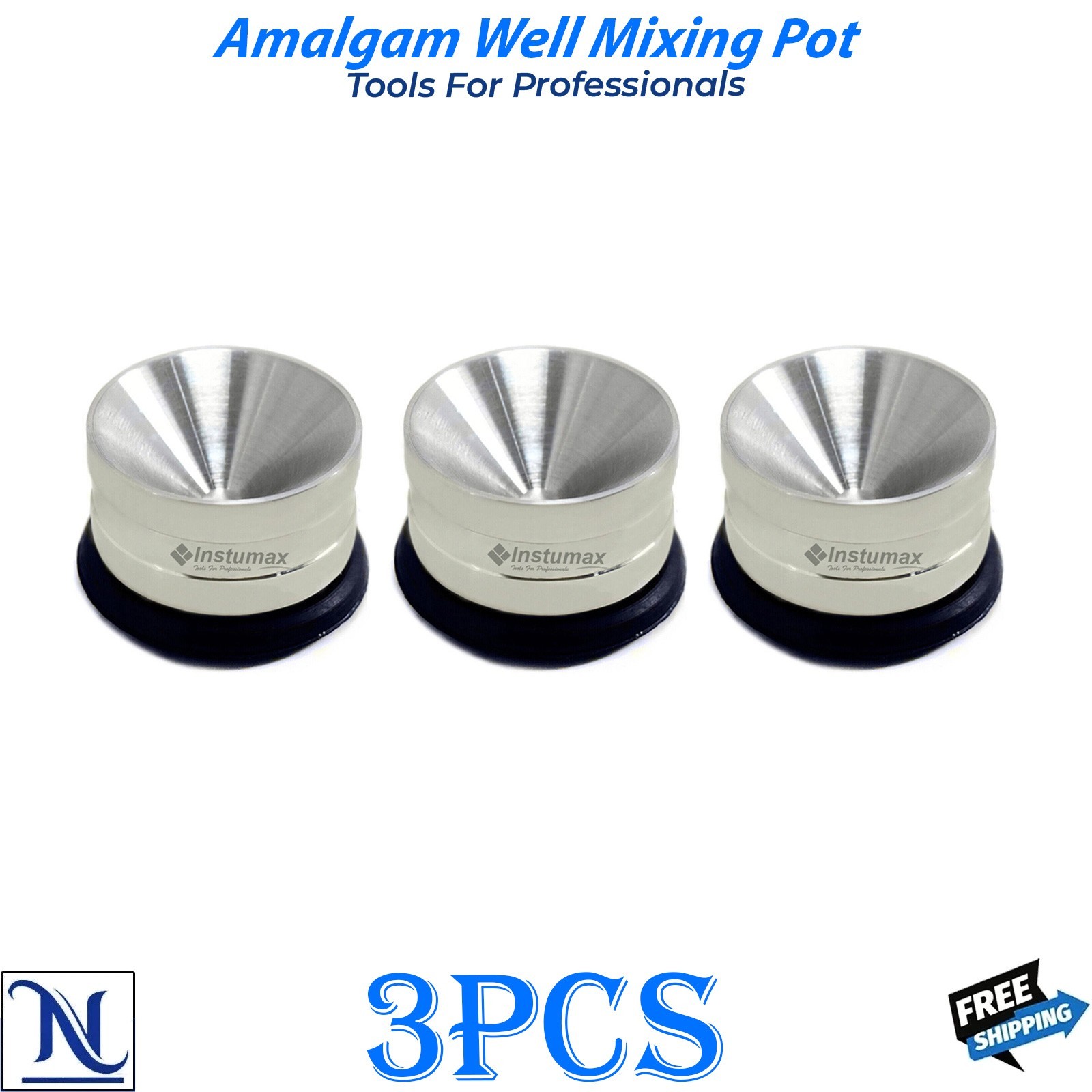 Durable Dental Amalgam Carrier Mixing Pot Well Reusable Filling Instrument