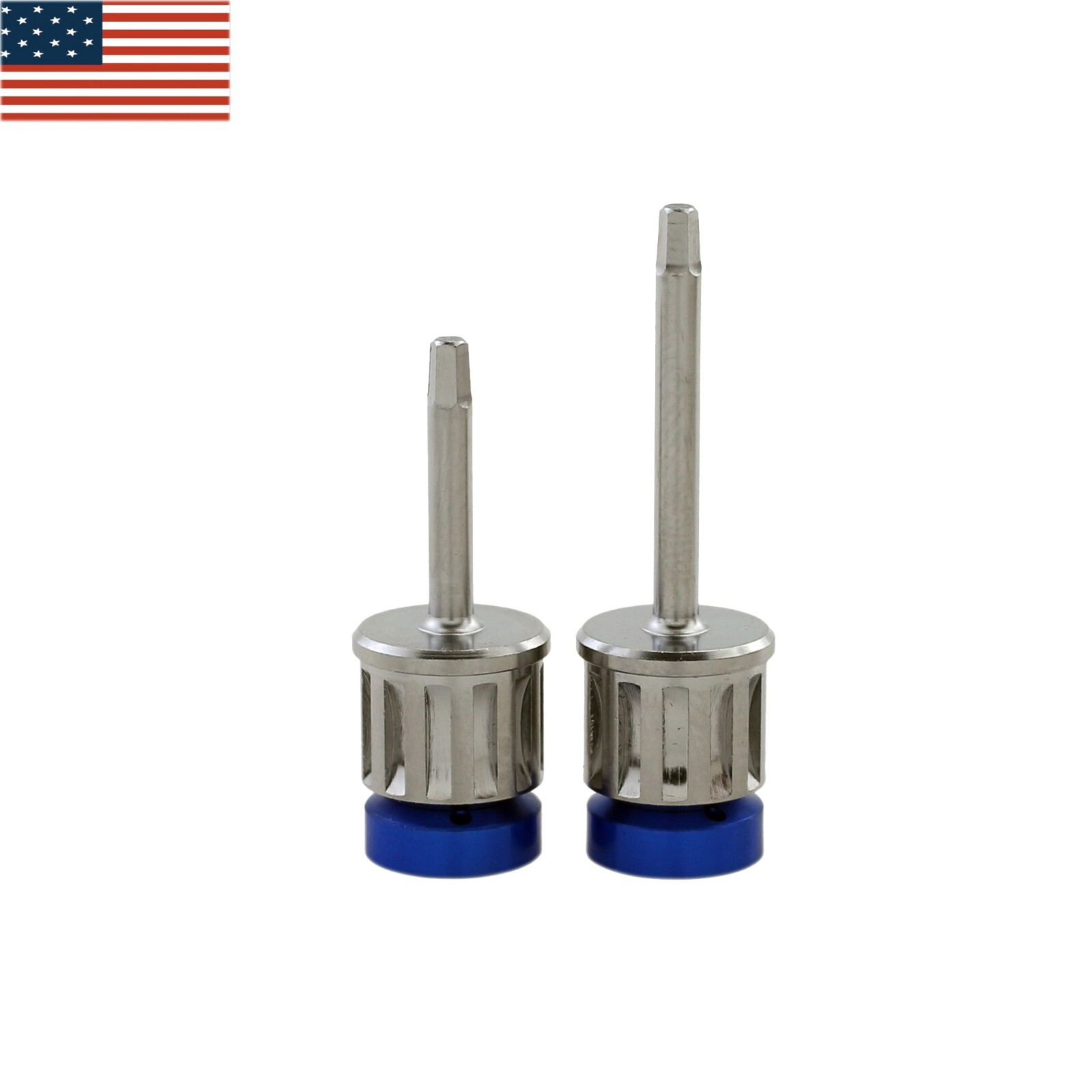 2Pcs Dental Implant Screwdriver Hex 1.27 Hand Drivers MIS Adin for Torque Wrench