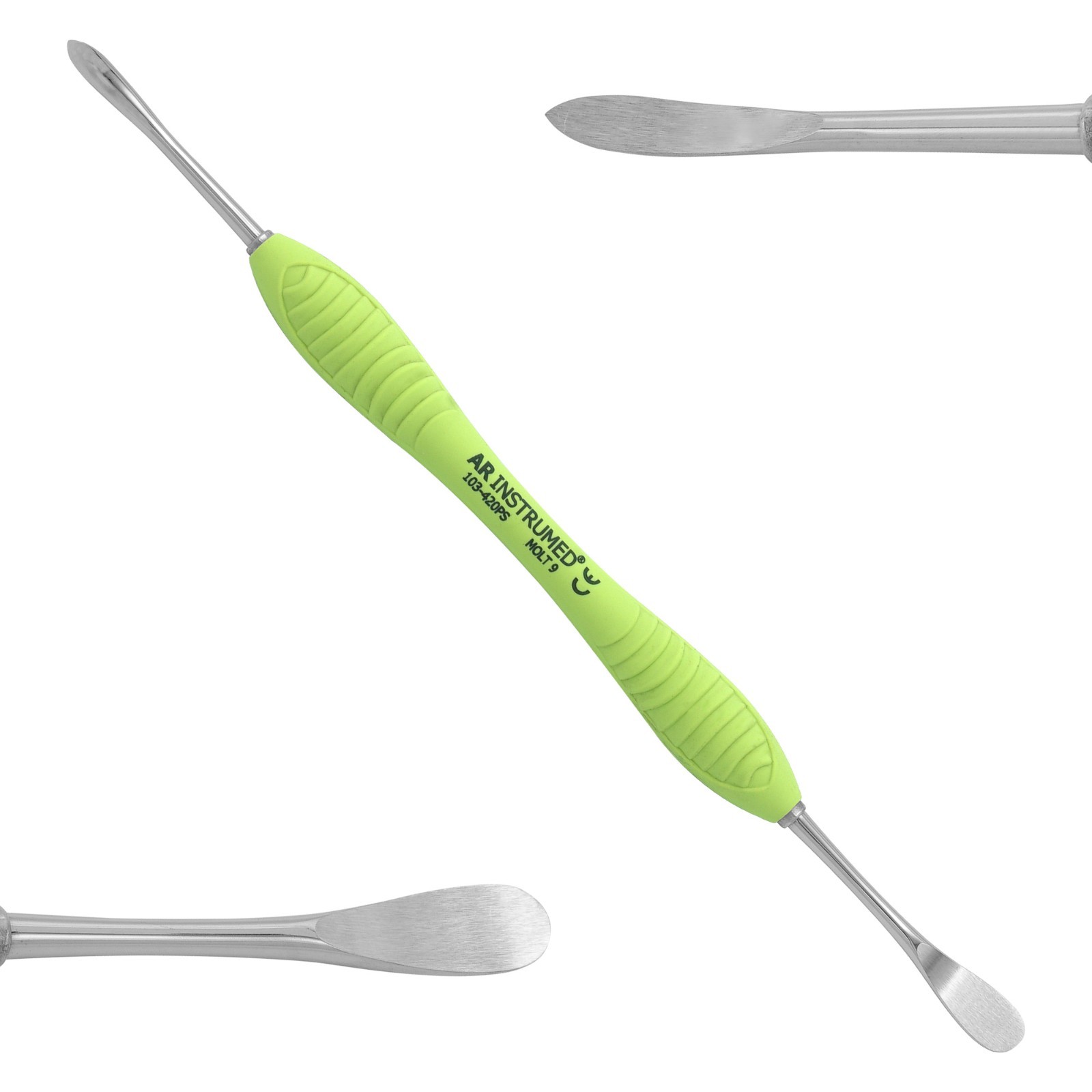 AR Silicone Periosteal Molt 9 Elevator Dental Instruments 4mm/7mm German Grade