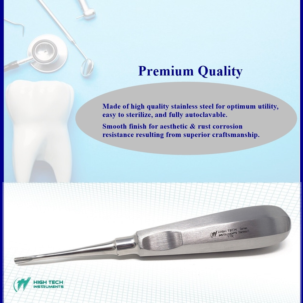 DEL 77R Dental Surgery Elevator Root Tip Luxating Tooth Extraction Tool