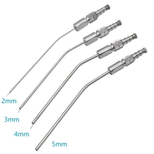 8 Dental Medical Surgery Aspirator Ferguson Frazier Suction Tube 2mm/3mm/4mm/5mm