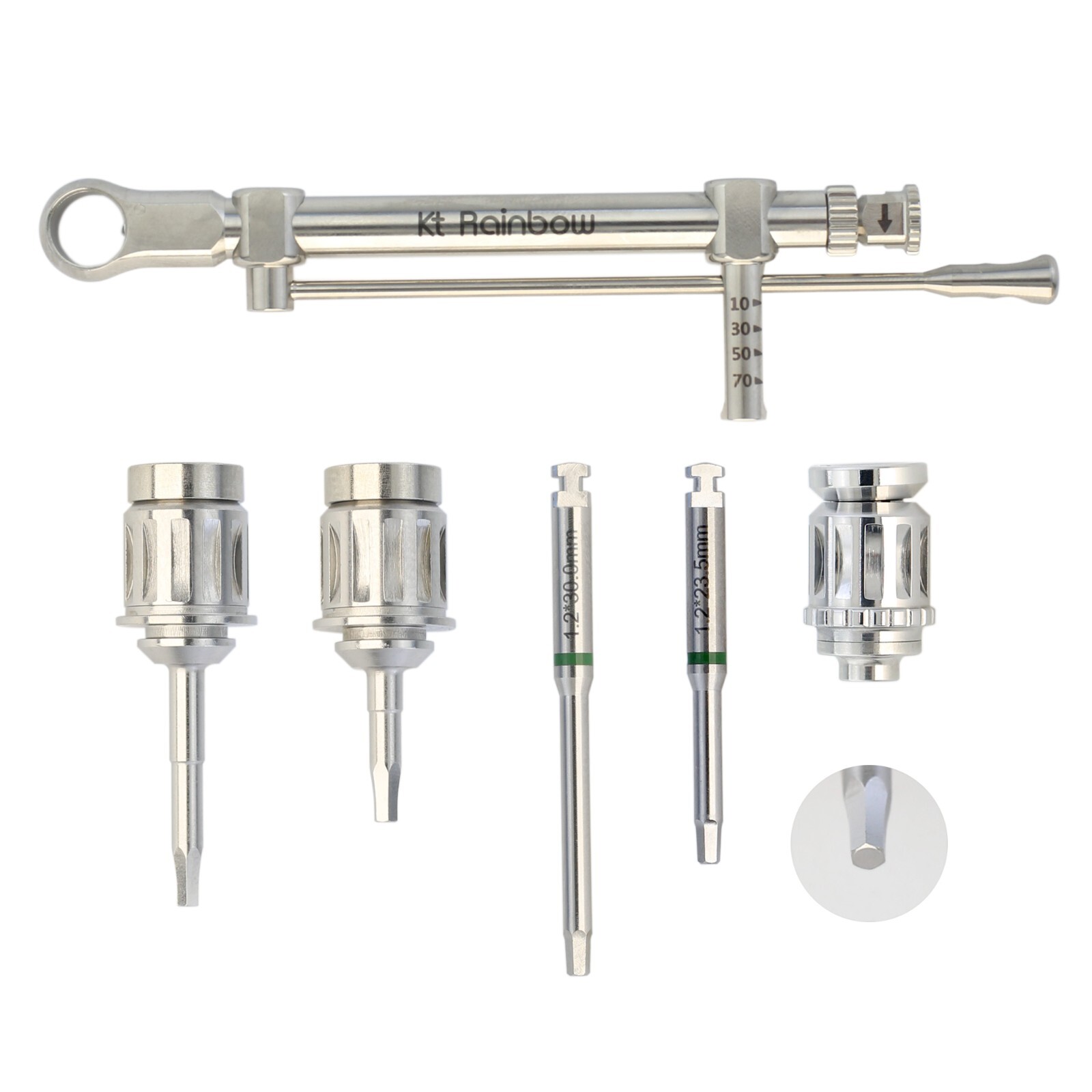 Implant Driver 3i Megagen Hex 1.2mm Screwdriver Manual Torque Wrench Adapter