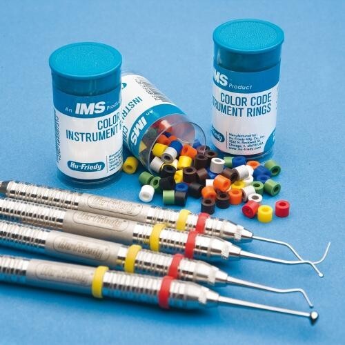 HU-FRIEDY Regular Color Code Instrument Rings, 90 Pack. IMS-1280