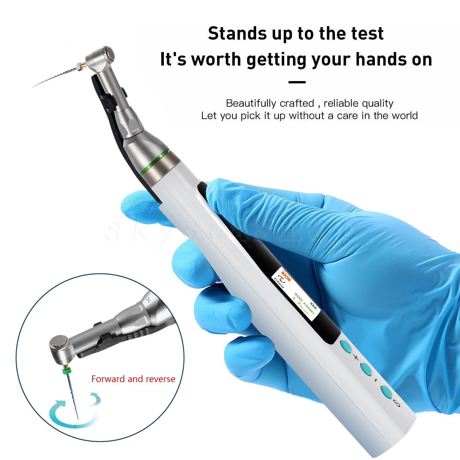 Dental Root Canal File Extractor Broken Files /Cordless 16:1 LED Endo Motor USA