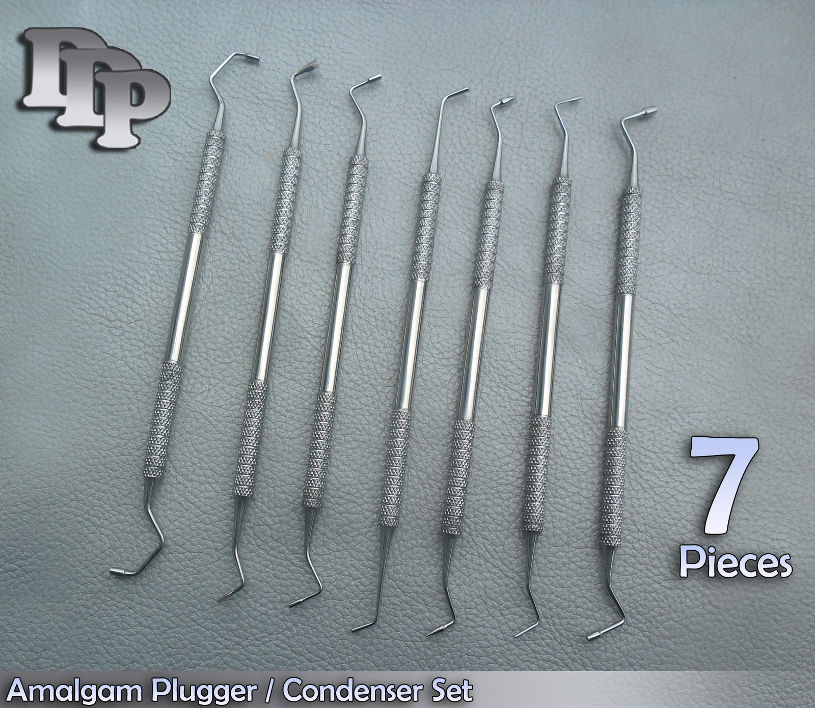 7 Pc Set Amalgam Plugger / Condenser Dental Instruments PR-113