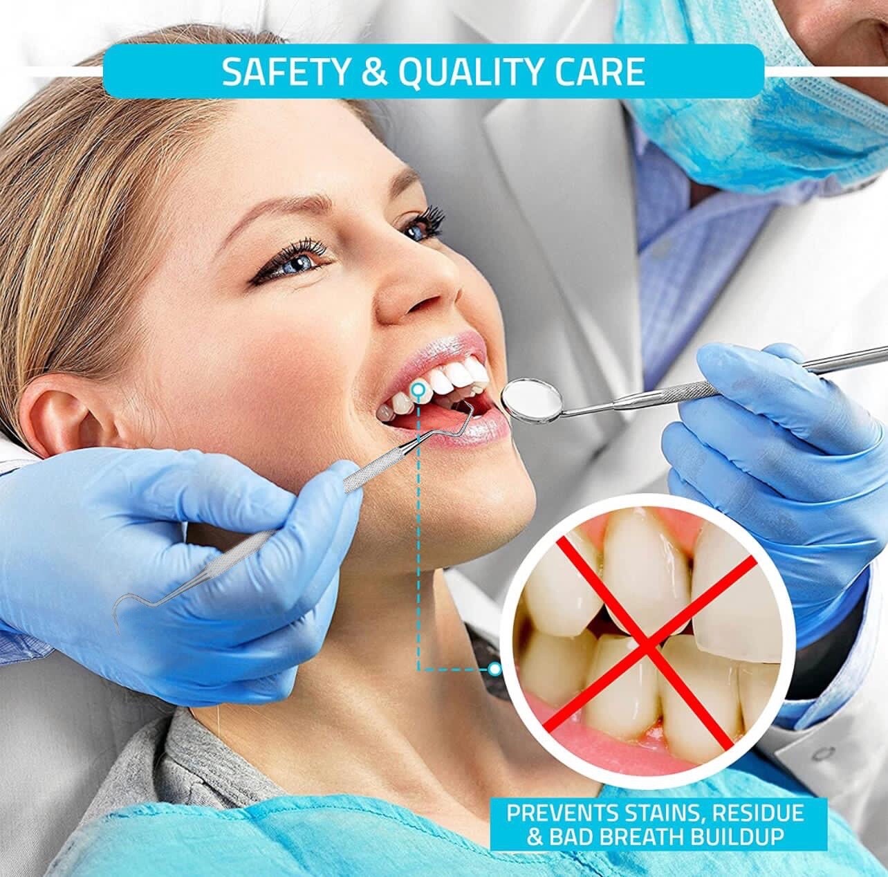 4 PackProfessional Dental Tartar Scraper Tool Dental Pick Cleaning Tartar Remove