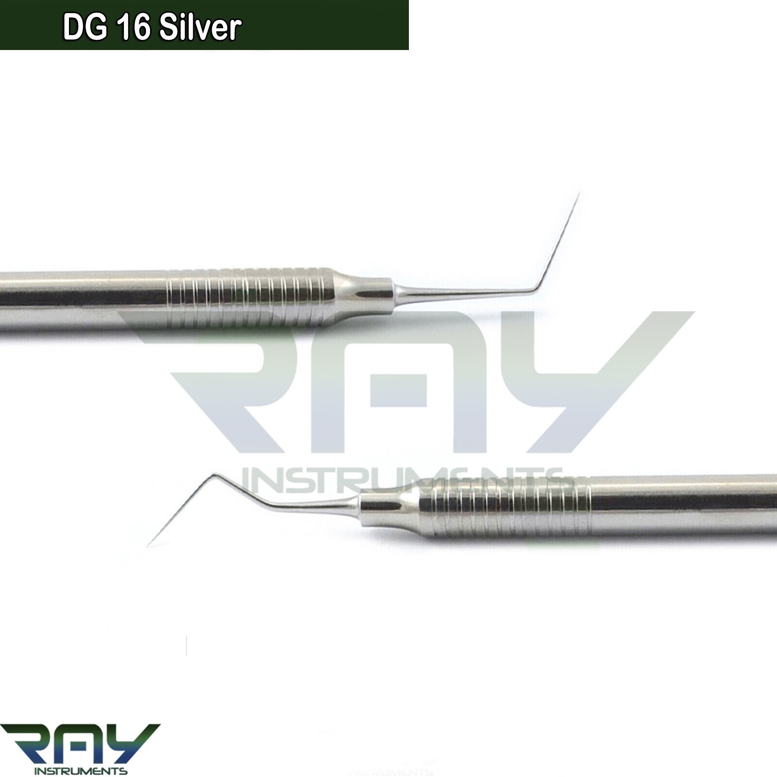 Dental Explorer DG 16 Silver Diagnostic Hollow Handle Double Eended Instrumets