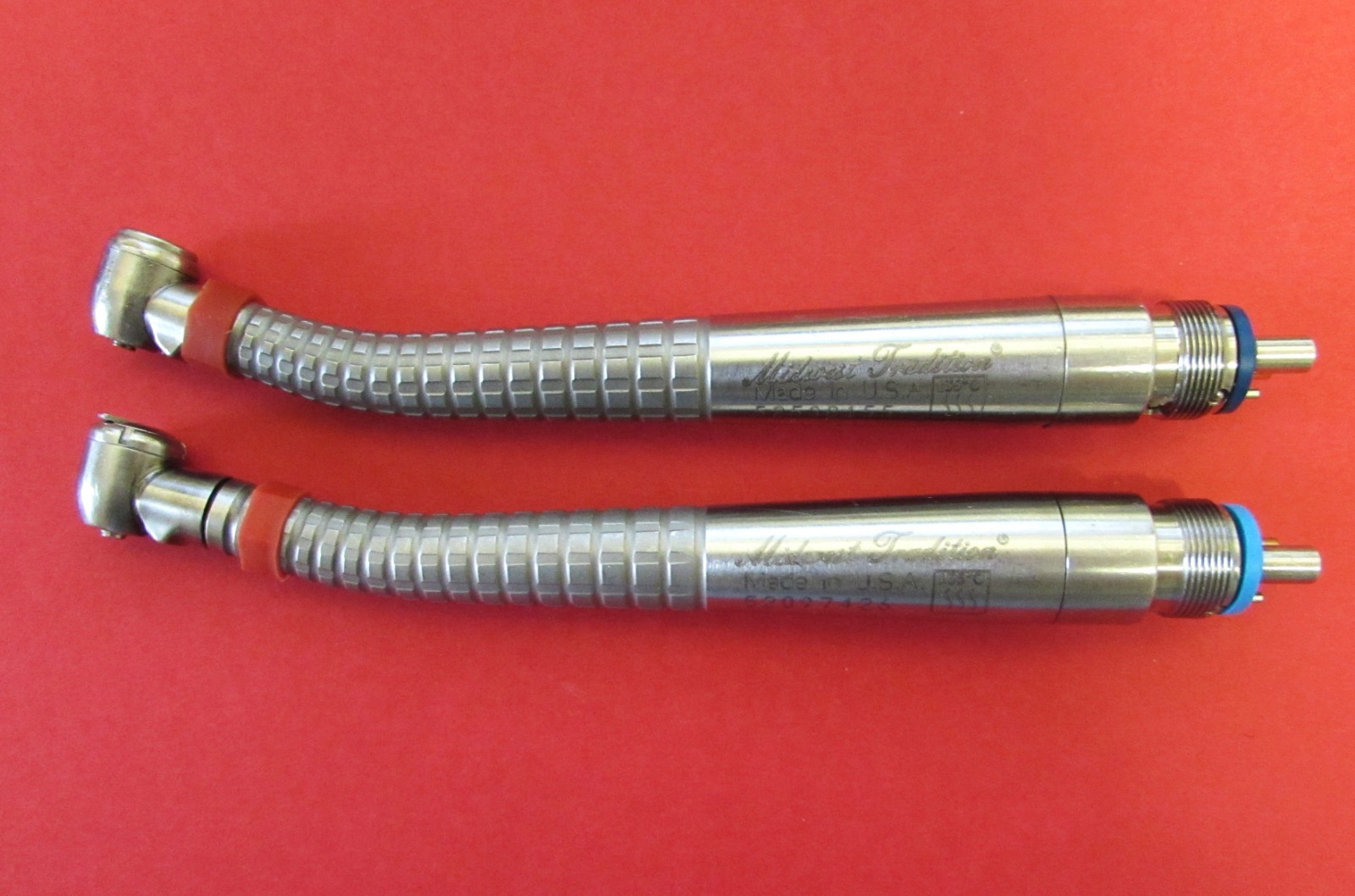 Set of 2 Midwest Tradition Fiber Optic Handpieces–PARTS ONLY OR FOR REPAIR
