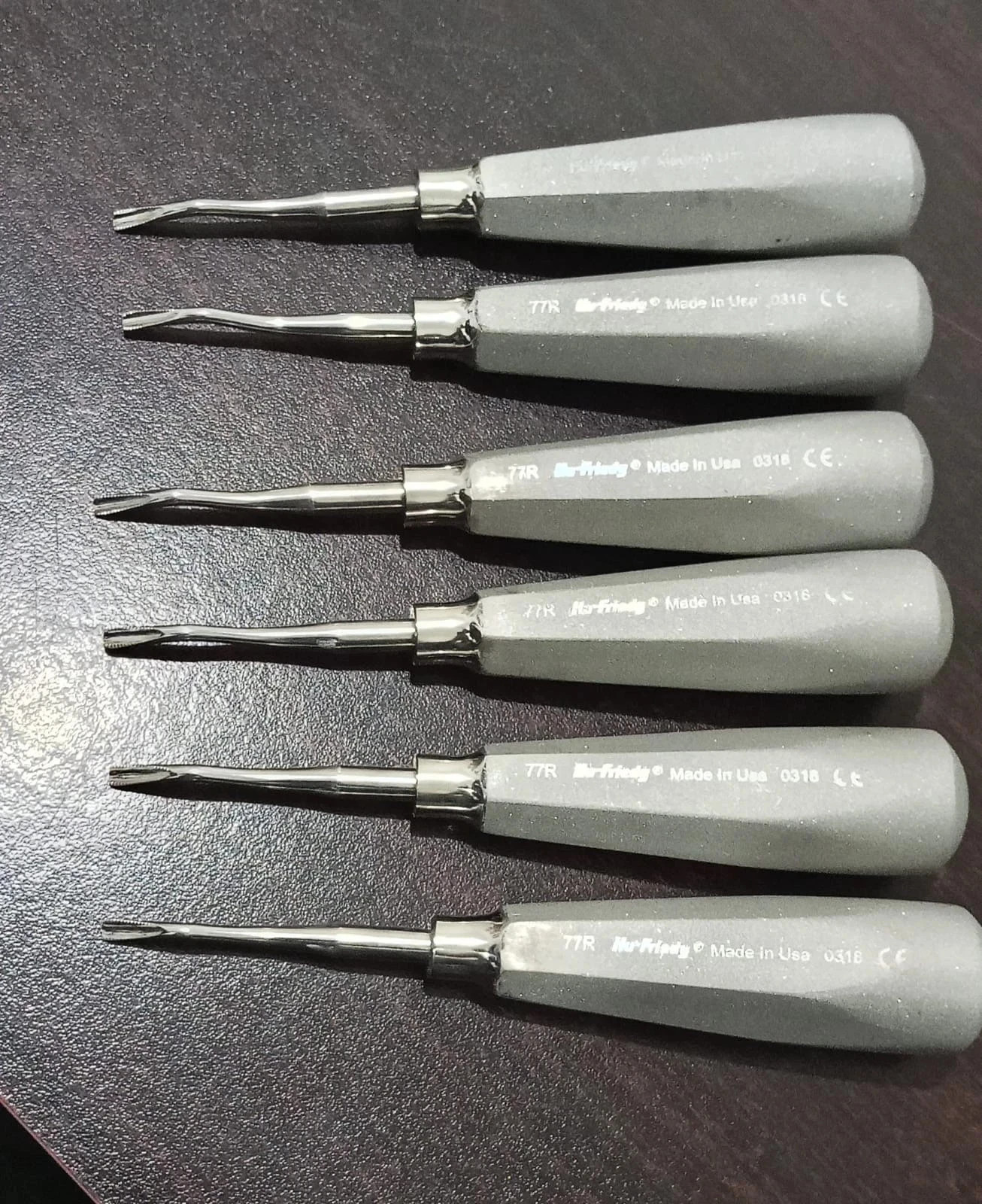 Lot of 6 Hu FRIEDY E77R SERRATED ELEVATOR – Hu FRIEDY