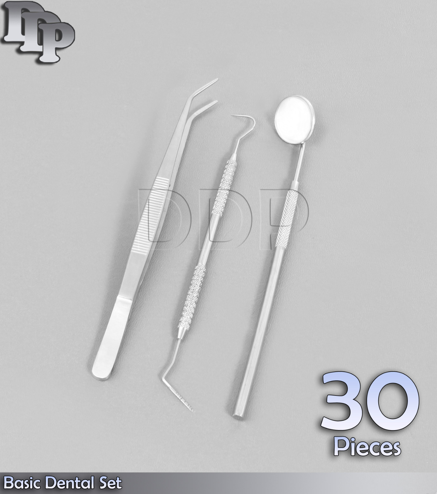 30 Instruments Basic Dental Set Mirror Explorer College plier PR-130