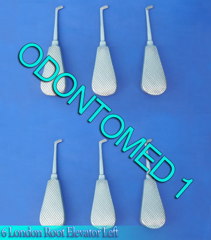 6 London Root Elevator Left Surgical Dental Instruments