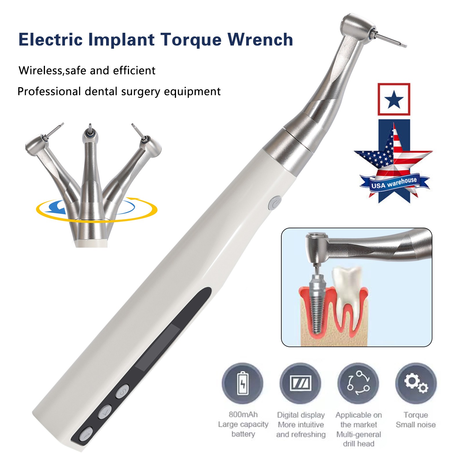 Dental Air Water Spray Tri-3 Way Syringe Handpiece ^ 2 Nozzles Tips Tubes nvbtr