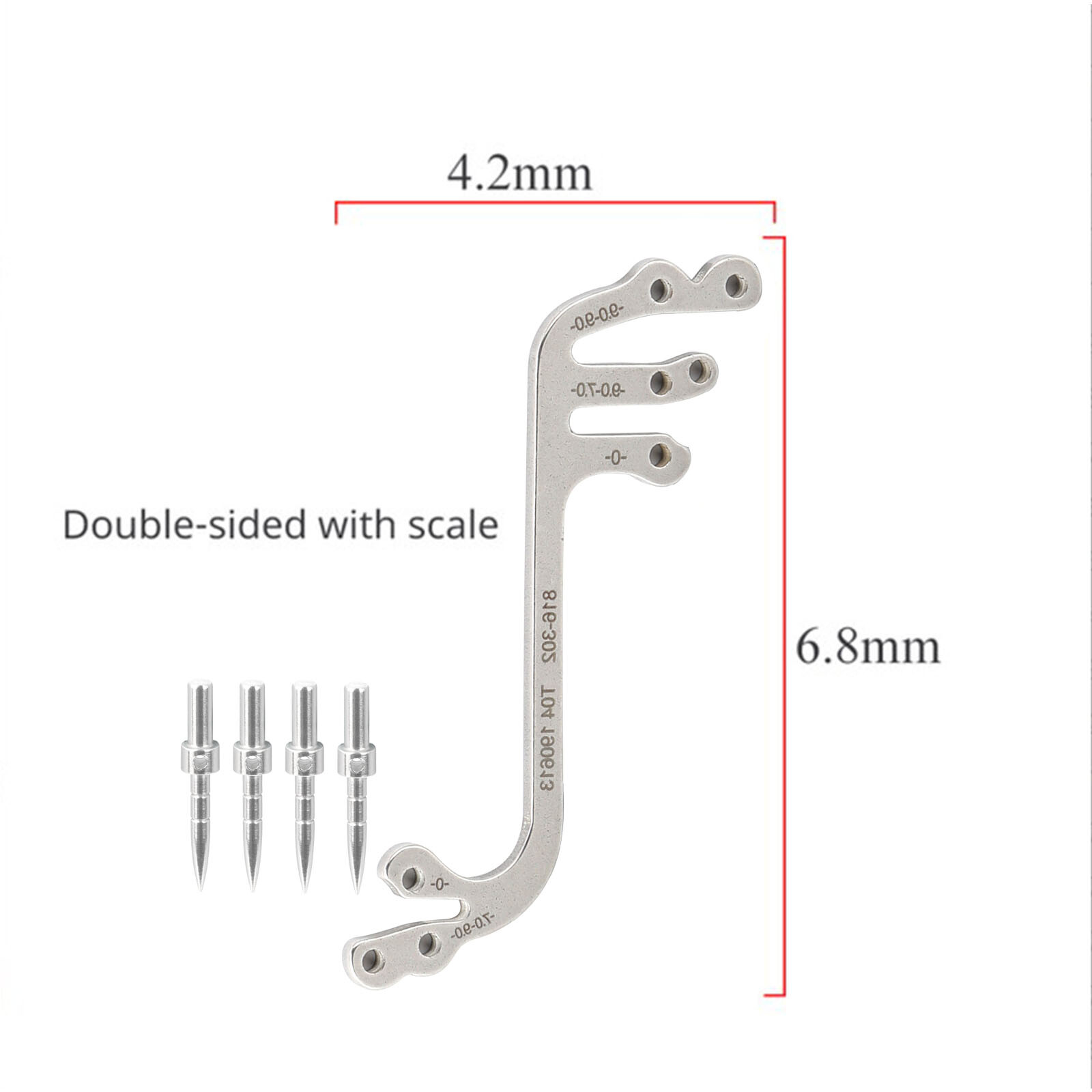 Dental Implant Surgery Instrument Oral Planting Positioning Guide Angle Ruler
