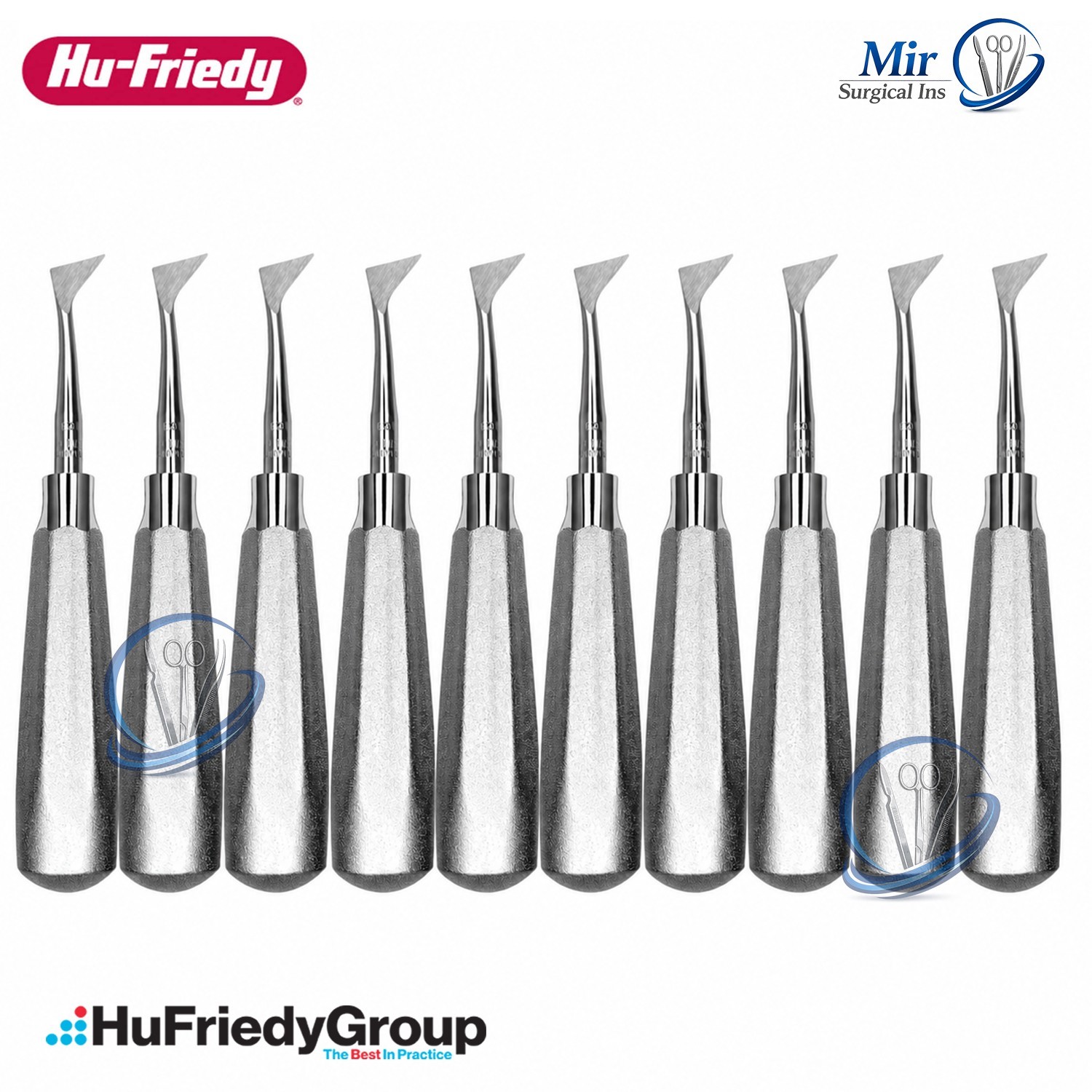 Hu-Friedy E31 Cryer Left #31 Dental Elevator w/ #510 Large Hex Handle