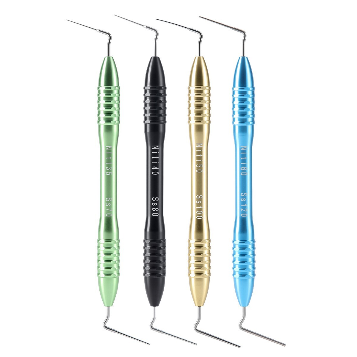 Dental Endodontic Obturation Plugger Tips Hand Use Pluggers Set 0#1#2#/35-120 AZ