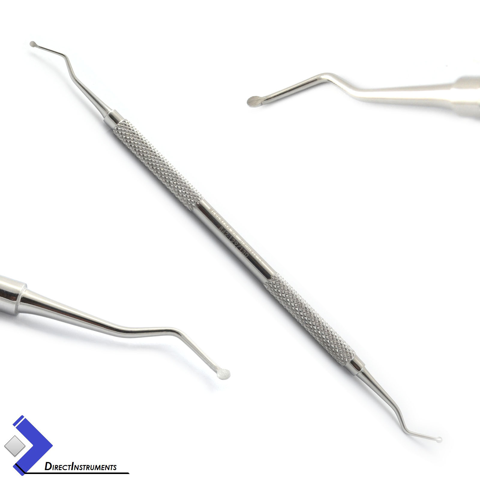 5Pcs Dental Spoon Shaped Excavators 129/130 Restorative Composite Carious Tools