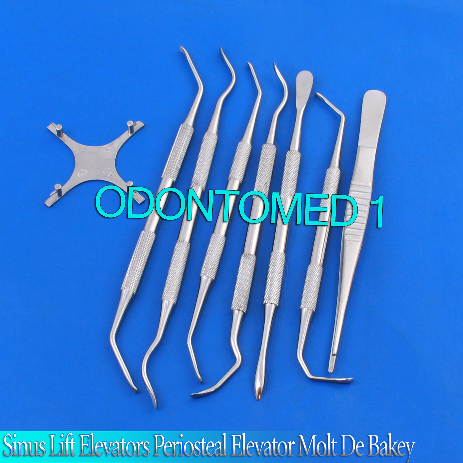 Sinus Lift Elevators Periosteal Elevator Molt De Bakey Forceps Star Like Gauge