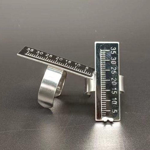 Dental Endo Gauge Finger Ruler Span Measure Scale Endodontic Ring Adjustable CE