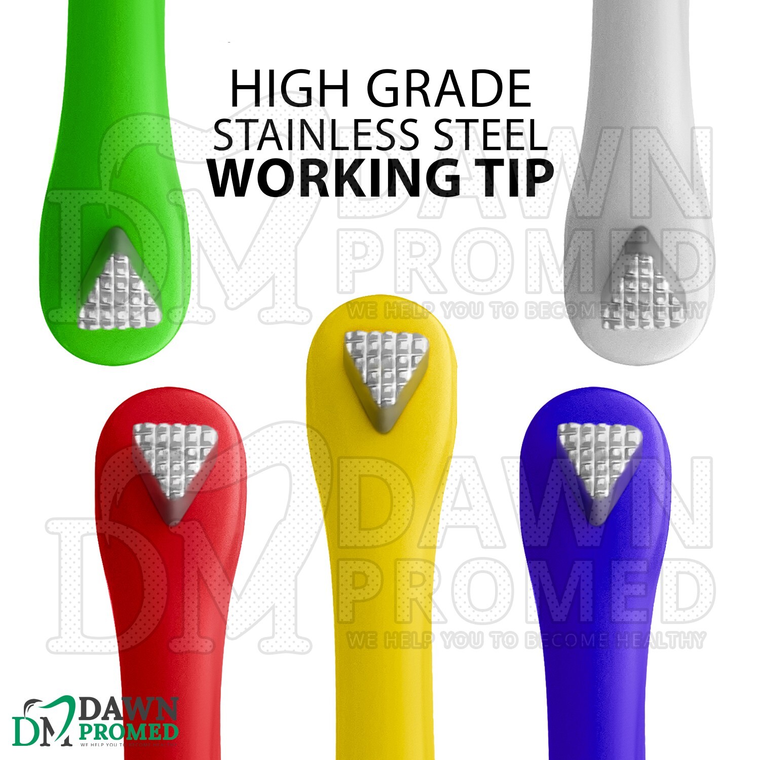 5 Pcs Band Pusher Bite Stick Molar Band Seating Dental Instruments Set German Gr