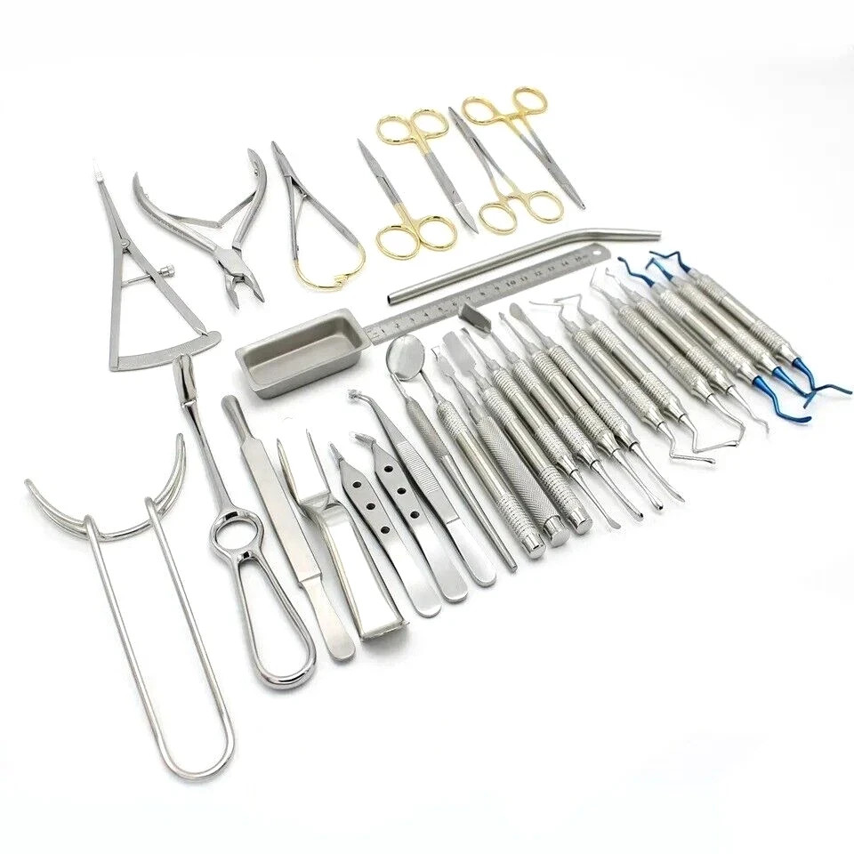 Periodontal Instruments Kit Dental Implants Surgical Orthodontics 33 PCS