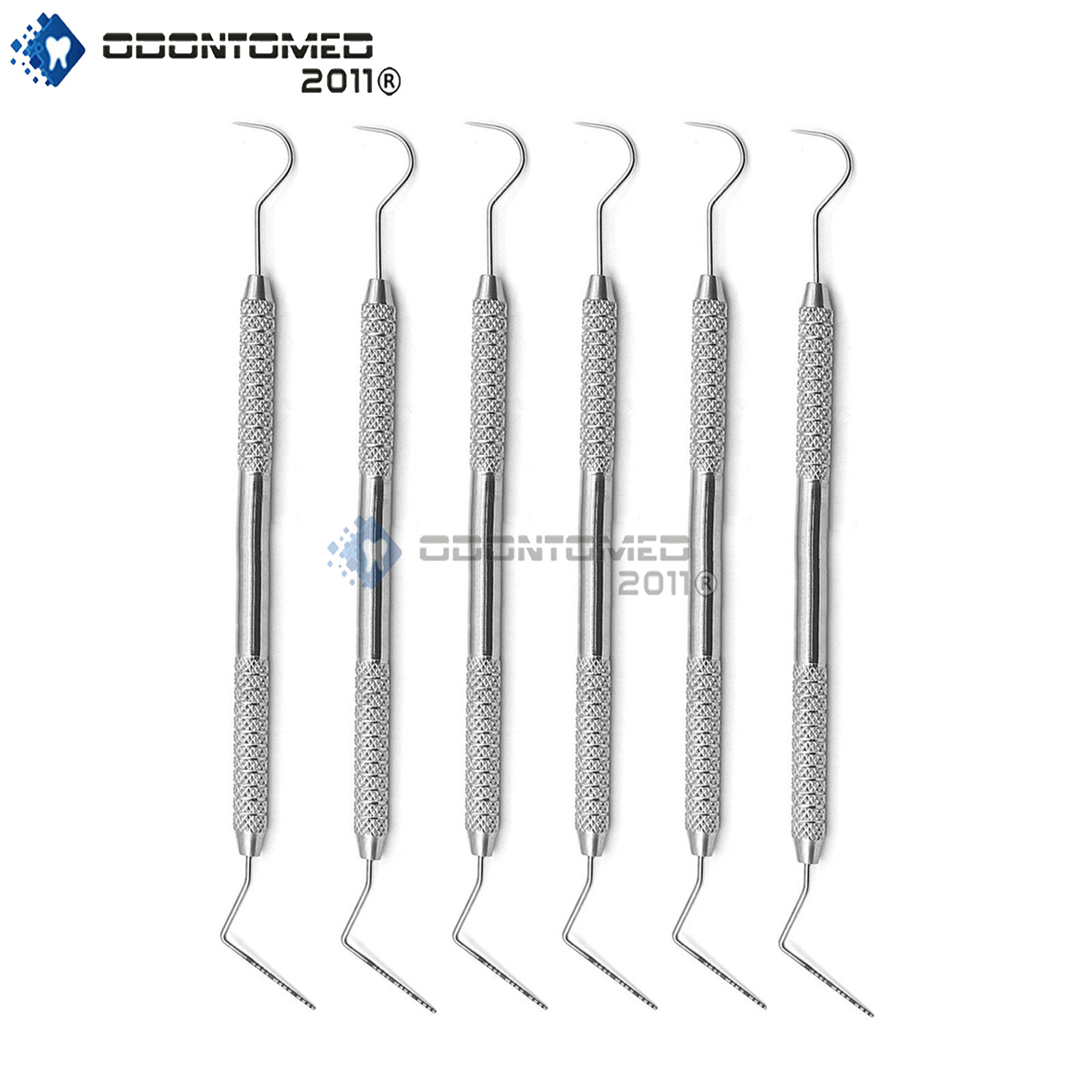 6 PC’s UNC15/23 Expro Periodontal Probe/Explorer Dental Color