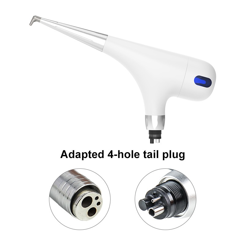 Dental Air Polisher Dentist Sandblasting Gun Air Flow Teeth Whitening 2/4 Holes