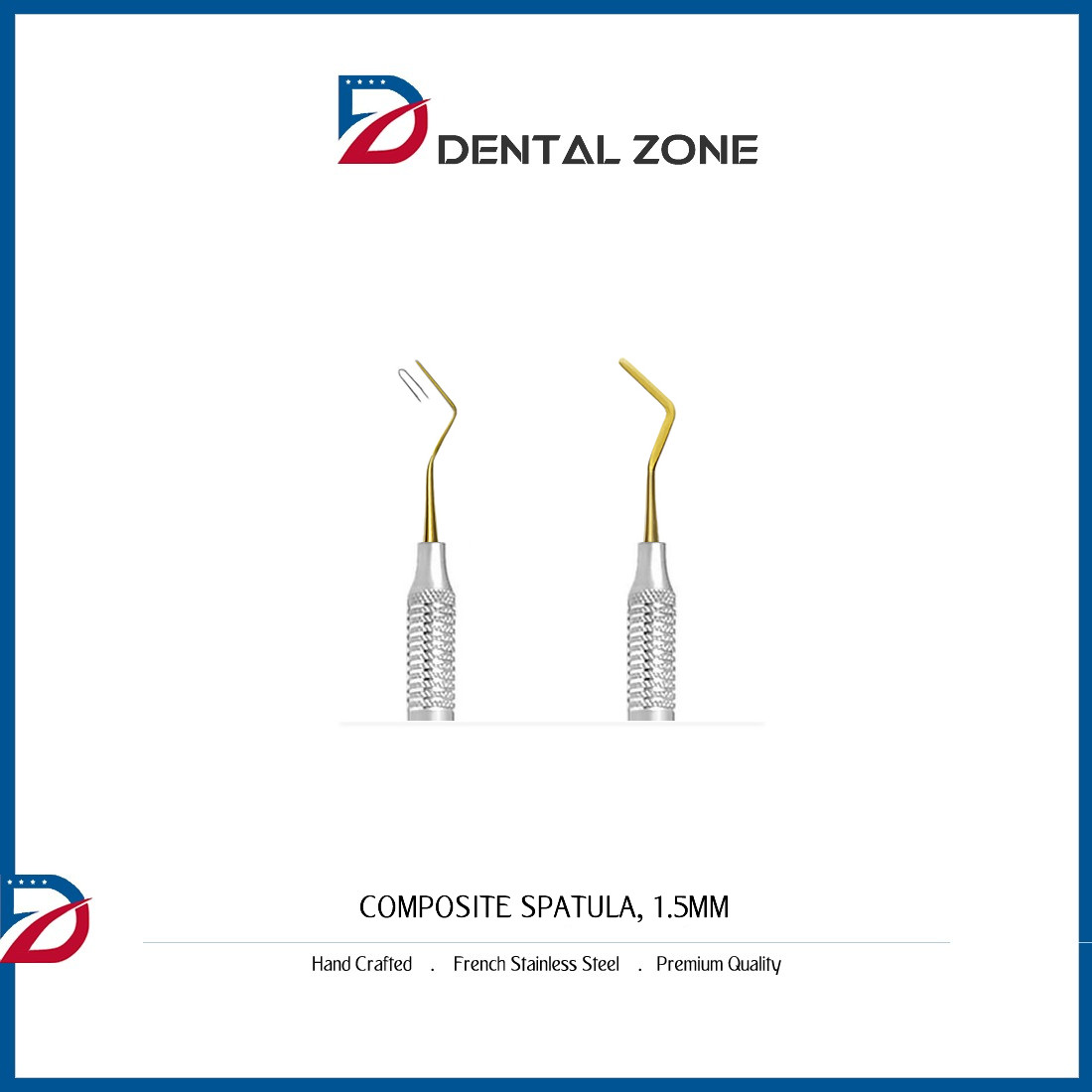 DENTAL HEIDEMANN COMPOSITE SPATULA 1.5 MM & 2.0 MM *SET OF 2*