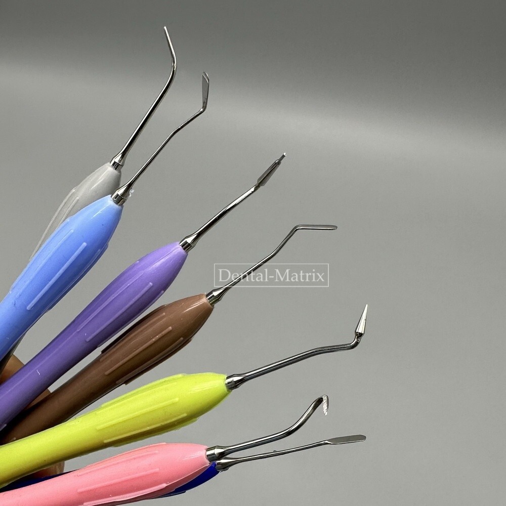 Dental Resin Spatulas Composite Silicone Resin Filling Aesthetic Restoration Kit